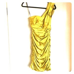 Vera Wang Lavendar Label Yellow Dress